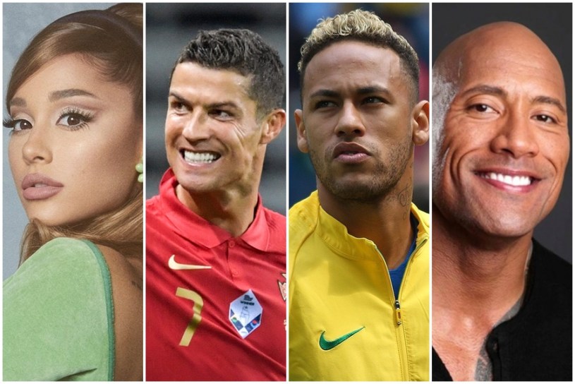 As pessoas mais seguidas da internet